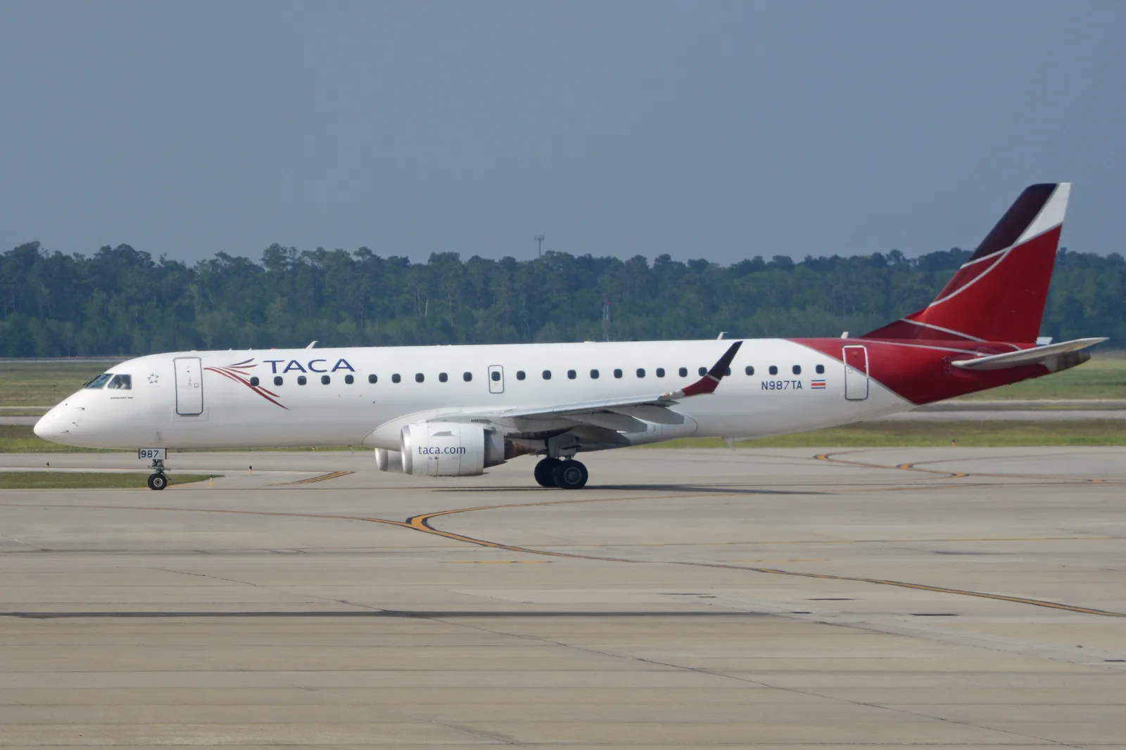 Salvador Airport with arrival area and access roads to the terminal