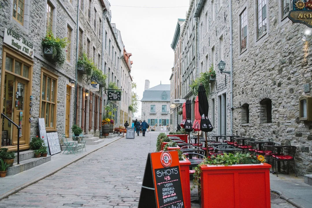 Quebec City view with the Château Frontenac and the surrounding historic district