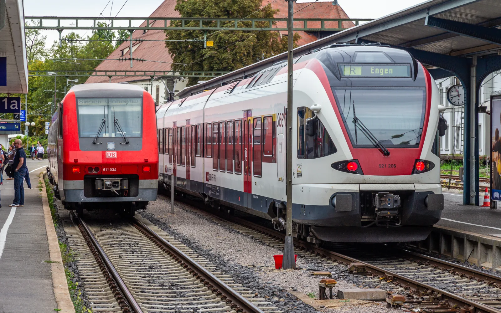 Estação central de Konstanz, ponto de chegada e início do passeio pela cidade.